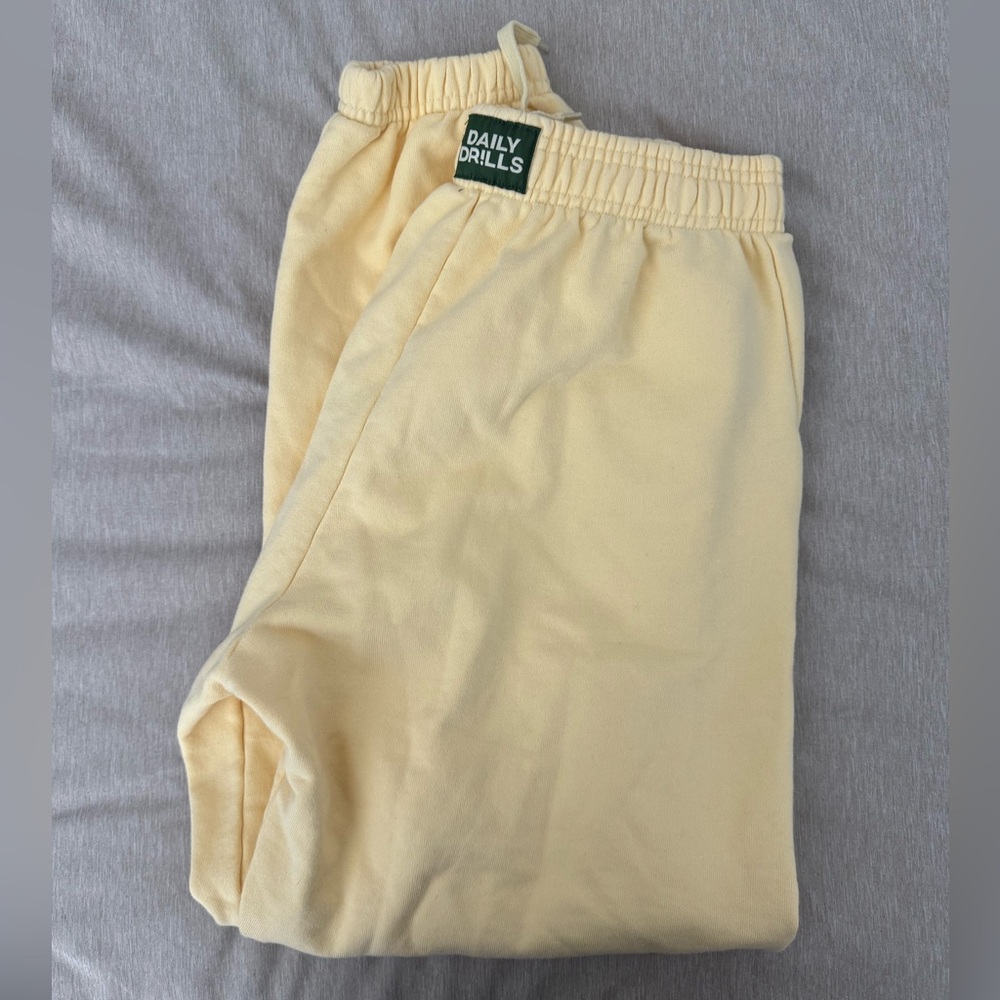 Daily Drills Yellow Sweatpants